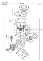 Photo 2 - Toyota 7SM12S Spare Parts Catalogue Powered Pallet Stacker 232986 SN936513-