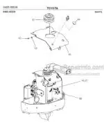 Photo 2 - Toyota 7SM16D Spare Parts Catalogue Powered Pallet Stacker 217992 SN715397-
