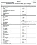 Photo 4 - Toyota 7SM16D Spare Parts Catalogue Powered Pallet Stacker 224747 SN910327-