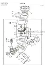 Photo 2 - Toyota 7SM16D Spare Parts Catalogue Powered Pallet Stacker 232992 SN936513-