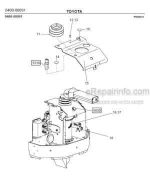 Photo 5 - Toyota 7SM16D Spare Parts Catalogue Powered Pallet Stacker 243234 SN963650-