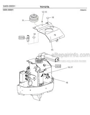 Photo 9 - Toyota 7SM16D Spare Parts Catalogue Powered Pallet Stacker 239403 SN956528-