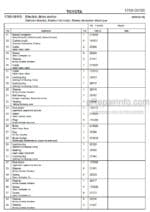 Photo 4 - Toyota 7SM16D Spare Parts Catalogue Powered Pallet Stacker 243234 SN963650-