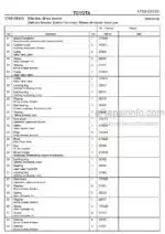Photo 4 - Toyota 7SM16D Spare Parts Catalogue Powered Pallet Stacker 243234 SN963650-