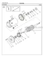 Photo 2 - Toyota 7SM16D Spare Parts Catalogue Powered Pallet Stacker 216444 SN704423-