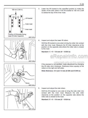 Photo 1 - Toyota 8FBN15 To 50-8FBN20 Repair Manual Forklift CE350