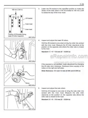 Photo 6 - Toyota 8FGDU15-32 To 8FGCU20-32 Repair Manual Forklift