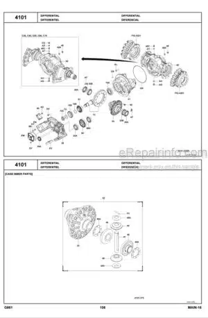 Photo 5 - Toyota 8FDU15 To 8FDU32 Parts Catalog Forklift G851-4