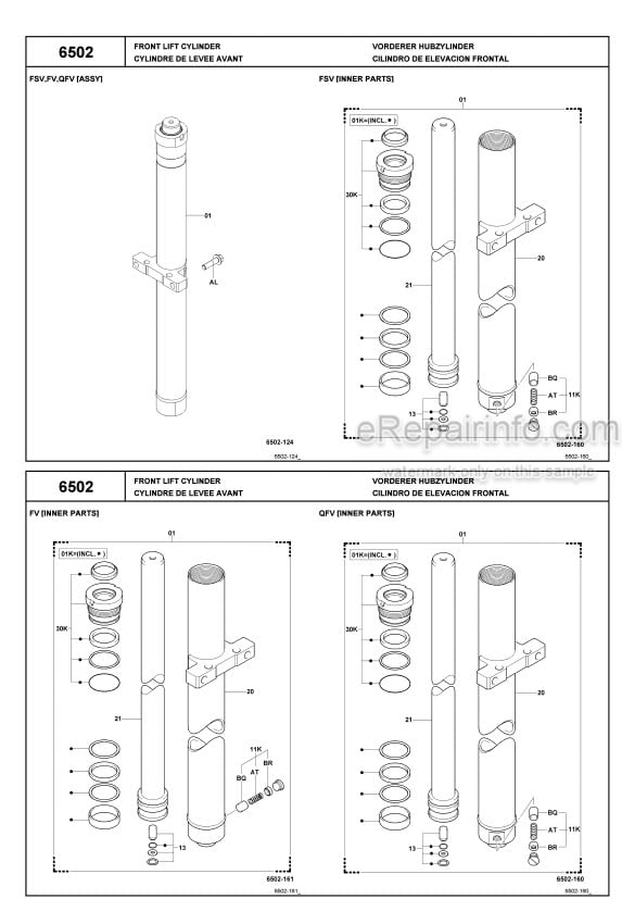 Photo 1 - Toyota 8FDU15 To 8FDU32 Parts Catalog Forklift G851-4