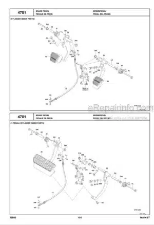 Photo 5 - Toyota 8FGCU20 To 8FGU32 Parts Catalog Forklift G851-3