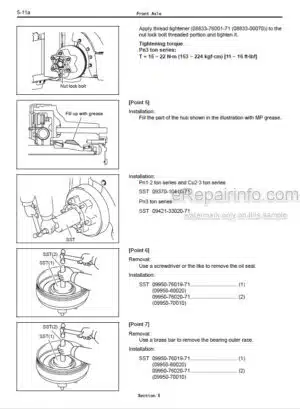 Photo 2 - Toyota 8FGDU15-32 To 8FGCU20-32 Repair Manual Forklift