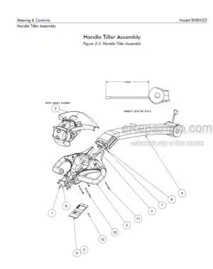 Photo 1 - Toyota 8HBW23 Parts Catalog Pallet Truck 00715-00150-15 SN00125 And Up