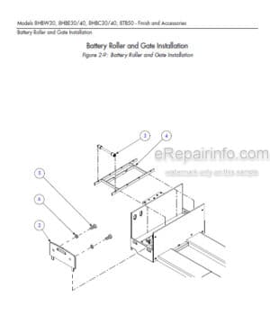 Photo 2 - Toyota 8HBW30 To 8TB50 Parts Catalog Pallet Truck 00715-00130-08 SN36001 And Up