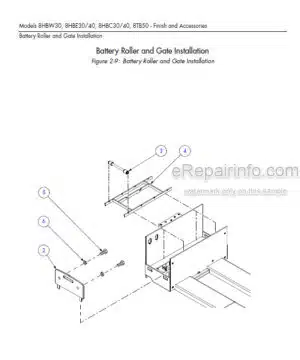 Photo 1 - Toyota 8HBW30 To 8TB50 Parts Catalog Pallet Truck 00715-00130-08 SN36001 And Up
