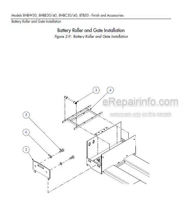Photo 1 - Toyota 8HBW30 To 8TB50 Parts Catalog Pallet Truck 00715-00130-08 SN36001 And Up