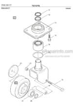 Photo 2 - Toyota 8SM12F 8SM14F 8SM20D Spare Parts Catalogue Powered Pallet Stacker 7504183 SN6065409-