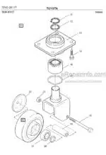 Photo 2 - Toyota 8SM12F 8SM14F 8SM20D Spare Parts Catalogue Powered Pallet Stacker 7504183 SN6065409-