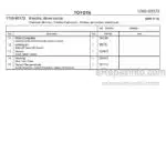 Photo 4 - Toyota 8SM12S Spare Parts Catalogue Powered Pallet Stacker 7504156 SN6065409-