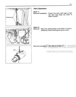 Photo 3 - Toyota FBESF10 FBESG12 FBESF15 Service Manual Forklift