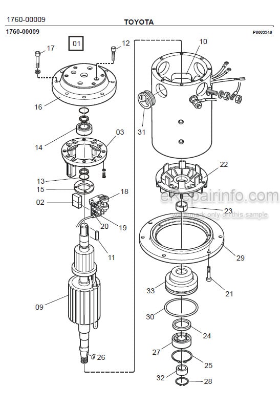 Photo 1 - Toyota LOP10 Spare Parts Catalogue Order Picking Truck 216299 SN701490-