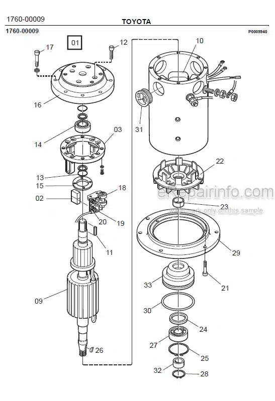 Photo 1 - Toyota LOP10 Spare Parts Catalogue Order Picking Truck 216299 SN701490-