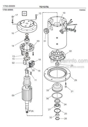 Photo 6 - Toyota LOP10 Spare Parts Catalogue Order Picking Truck 216299 SN701490-