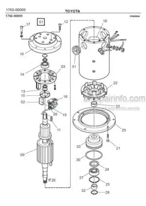 Photo 1 - Toyota LOP20 Spare Parts Catalogue Order Picking Truck 223453 SN744052-
