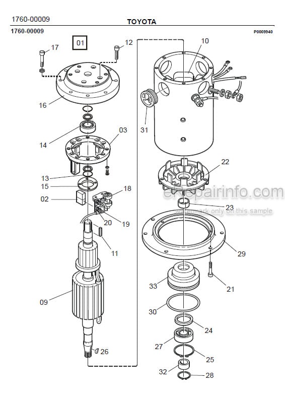 Photo 1 - Toyota LOP20 Spare Parts Catalogue Order Picking Truck 223453 SN744052-