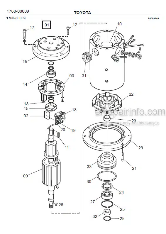 Photo 1 - Toyota LOP20 Spare Parts Catalogue Order Picking Truck 223453 SN744052-