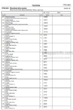 Photo 4 - Toyota PLL22 Spare Parts Catalogue Pedestrian Pallet Truck 169342 SN328787-