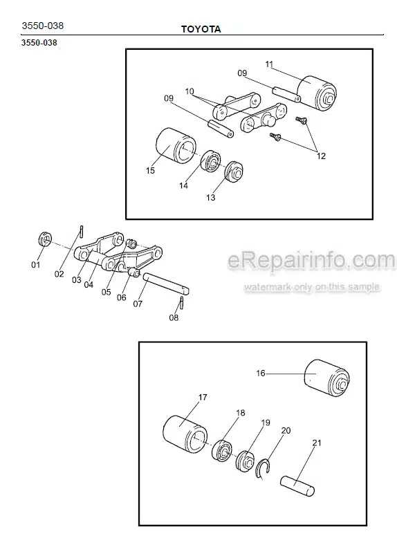 Photo 1 - Toyota PLL22 Spare Parts Catalogue Pedestrian Pallet Truck 179052 SN372786-