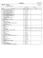 Photo 4 - Toyota PM14 PM16 PM20 Spare Parts Catalogue Powered Pallet Truck 173787 SN345093-
