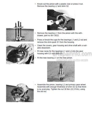 Photo 6 - Toyota PMO15 Master Service Manual Powered Pallet Truck 168570-040 SN335887-