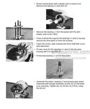 Photo 4 - Toyota PM14 PM16 PML20 PLL22 PM20 Master Service Manual Powered Pallet Truck 168569-040
