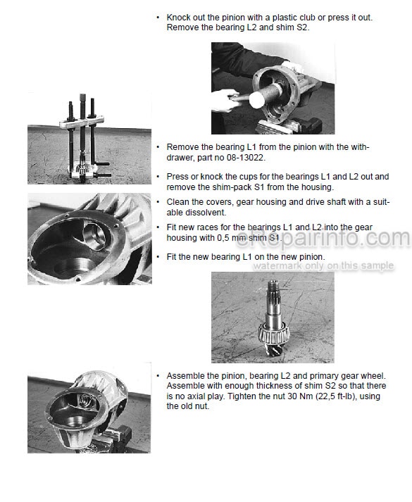 Photo 1 - Toyota PM14 PM16 PML20 PLL22 PM20 Master Service Manual Powered Pallet Truck 168569-040
