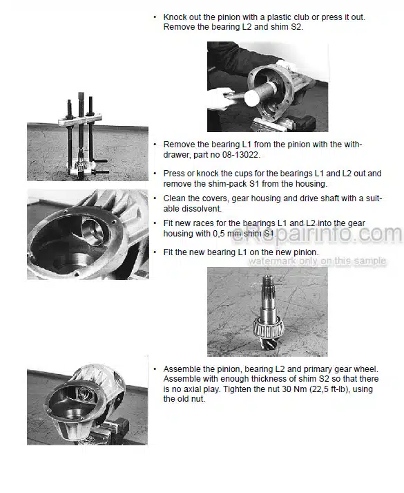 Photo 1 - Toyota PM14 PM16 PML20 PLL22 PM20 Master Service Manual Powered Pallet Truck 168569-040