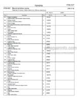 Photo 4 - Toyota PML20 Spare Parts Catalogue Powered Pallet Truck 168527 SN335439-