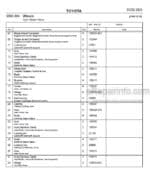 Photo 4 - Toyota PML20 Spare Parts Catalogue Powered Pallet Truck 168584 SN340960-
