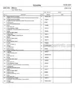 Photo 4 - Toyota PML20 Spare Parts Catalogue Powered Pallet Truck 168584 SN340960-