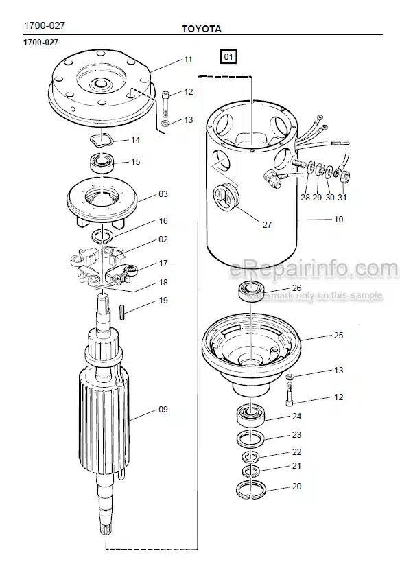 Photo 1 - Toyota PMO15 Spare Parts Catalogue Order Picker Truck 168407 SN335439-