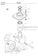 Photo 2 - Toyota PMO15 Spare Parts Catalogue Order Picker Truck 173788 SN345093-