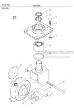 Photo 2 - Toyota PMO15 Spare Parts Catalogue Order Picker Truck 173788 SN345093-