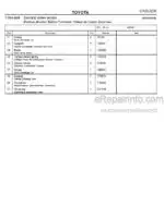Photo 4 - Toyota PP13 Spare Parts Catalogue Powered Pallet Truck 201017 SN435280-