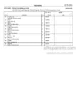 Photo 4 - Toyota PP13 Spare Parts Catalogue Powered Pallet Truck 202750 SN553268-