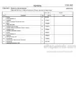 Photo 4 - Toyota PP13 Spare Parts Catalogue Powered Pallet Truck 208585 SN555494-
