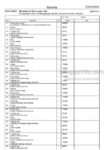 Photo 4 - Toyota PP13 Spare Parts Catalogue Powered Pallet Truck 215205 SN592480-