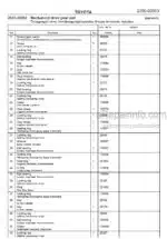 Photo 4 - Toyota PP13 Spare Parts Catalogue Powered Pallet Truck 215205 SN592480-