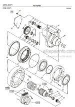 Photo 2 - Toyota PP13 Spare Parts Catalogue Powered Pallet Truck 226046 SN914369-