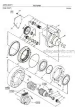 Photo 2 - Toyota PP13 Spare Parts Catalogue Powered Pallet Truck 226046 SN914369-