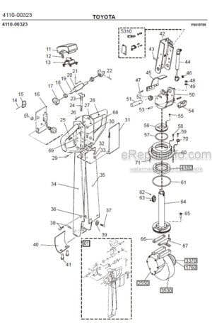 Photo 3 - Toyota PP13 Spare Parts Catalogue Powered Pallet Truck 233324 SN939413-